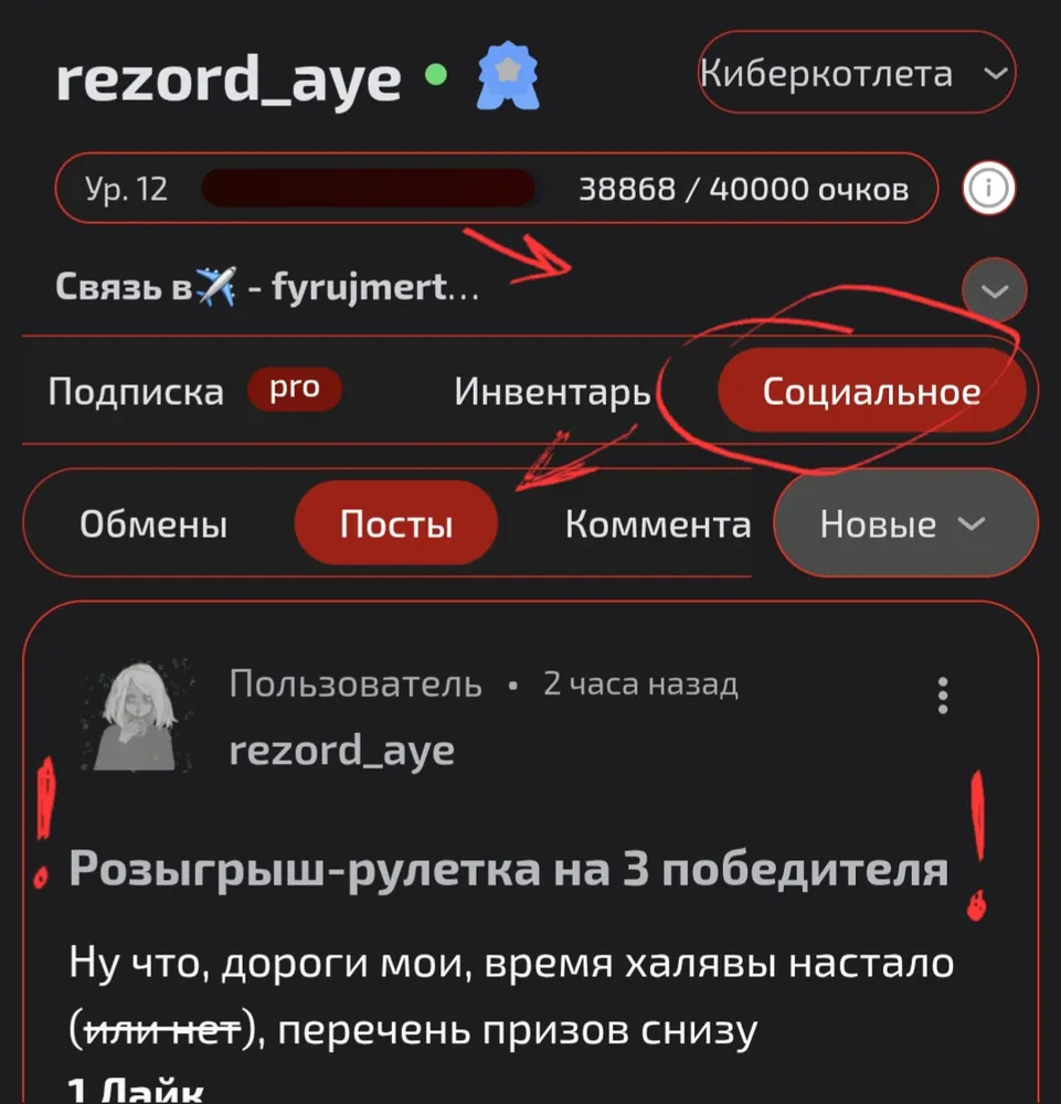 изображение поста